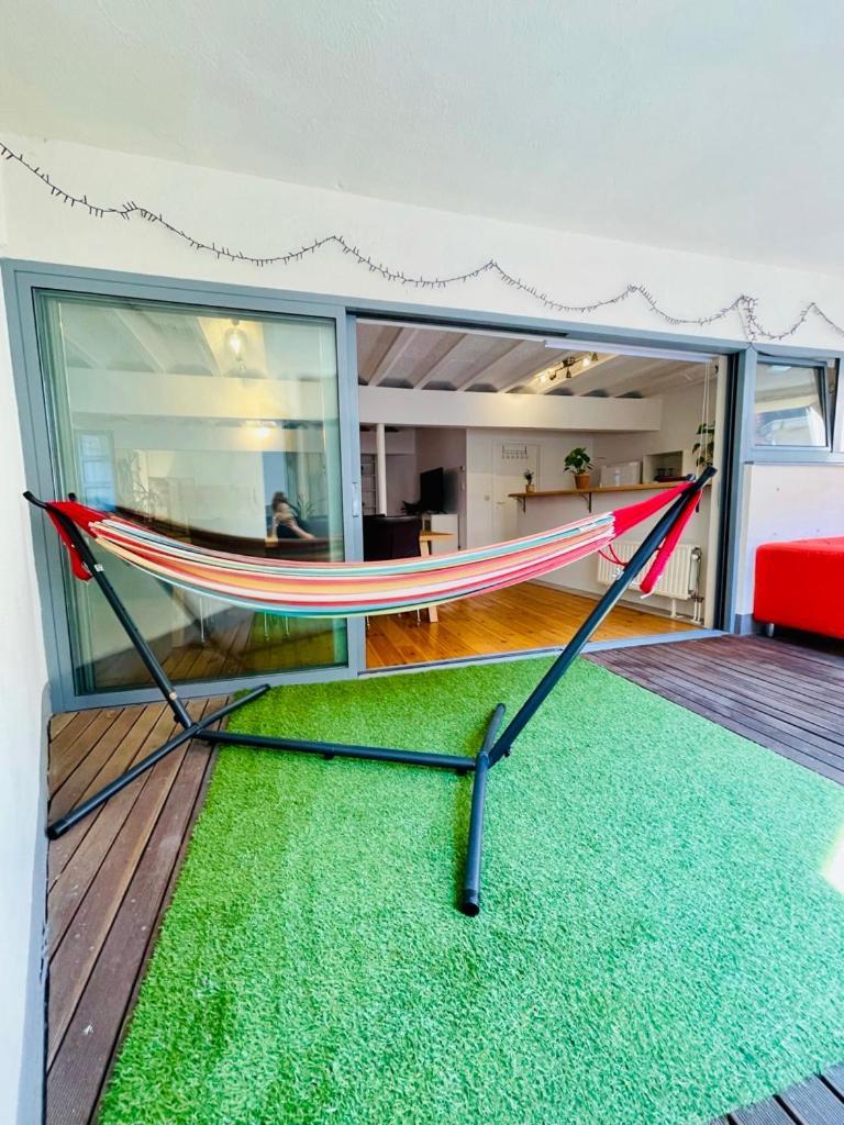 Down Town Oasis-Spacious Loft With Private Parking Bruxelles Eksteriør billede